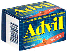 Advil  ibuprofen coated tablets, 200mg pain reliever/fever reducer Full-Size Picture